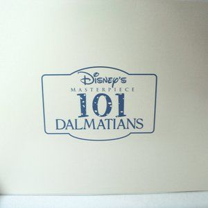 Disney Masterpiece Lithograph 101 Dalmatians 1990 s Print w/Cruella.